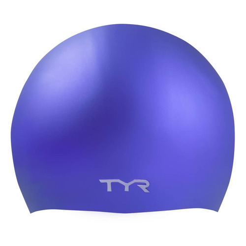 фото Шапочка для плавания tyr wrinkle free silicone cap силикон фиолетовый (ут-00017638)