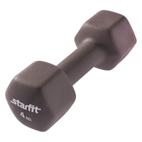 

Гантель Starfit DB-201 1гант. 4кг неопр. серый (УТ-00009073), DB-201