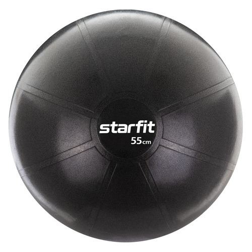 

Фитбол Starfit GB-107 ф.:круглый d=55см черный (УТ-00016548), GB-107