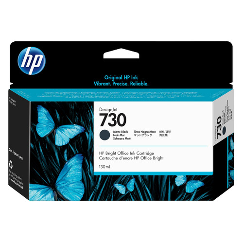 

Картридж HP 730, черный матовый / P2V65A, 730