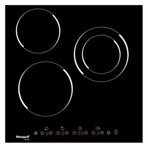 фото Варочная панель weissgauff hvf 431 b, электрическая, независимая, черный