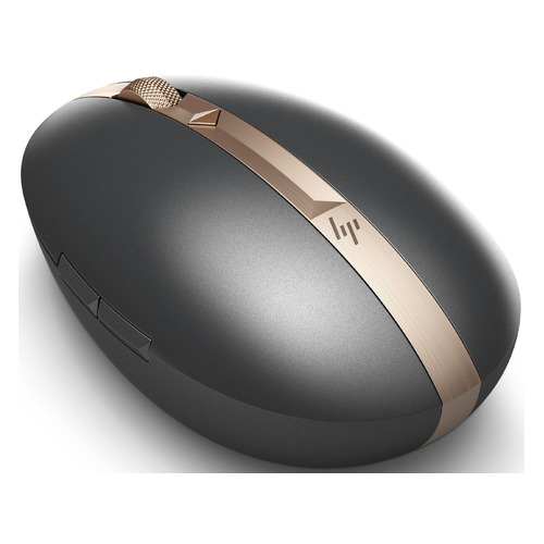 фото Мышь hp spectre rechargeable mouse 700, лазерная, беспроводная, usb, темно-серый и золотистый [5vd59aa]