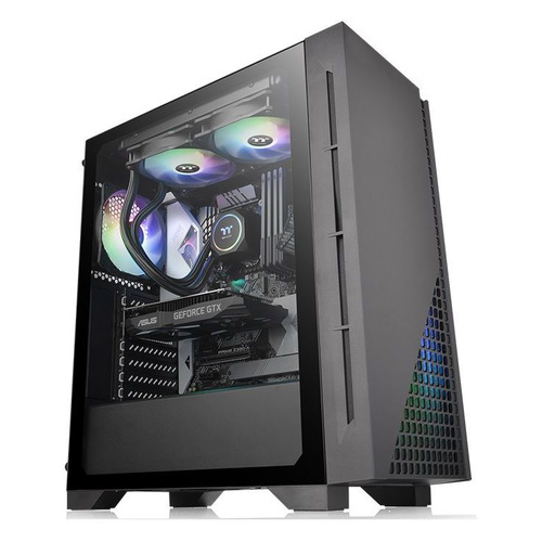 

Корпус ATX Thermaltake H330 TG, Midi-Tower, без БП, черный [ca-1r8-00m1wn-00], H330 TG