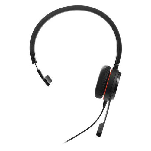 фото Гарнитура jabra evolve 30 ii ms mono, для компьютера, накладные, черный / красный [5393-823-309]