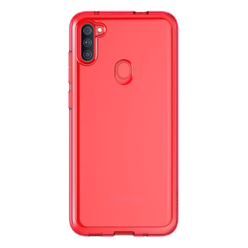 фото Чехол (клип-кейс) samsung araree a cover, для samsung galaxy a11, красный [gp-fpa115kdarr]