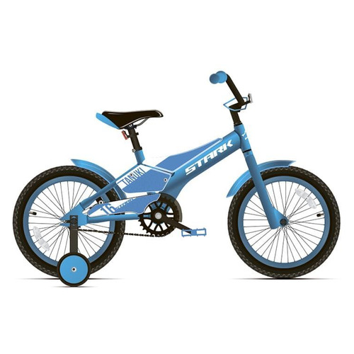 фото Велосипед stark tanuki boy (2020) городской кол.:16" голубой/белый 10.3кг (h000015185)