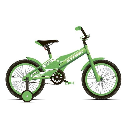 фото Велосипед stark tanuki boy (2020) городской кол.:16" зеленый/белый 10.3кг (h000015184)