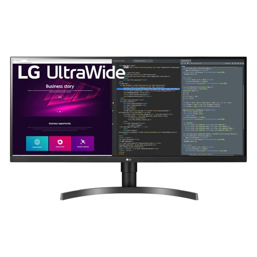 фото Монитор lg ultrawide 34wn750 34", черный [34wn750-b.aruz]