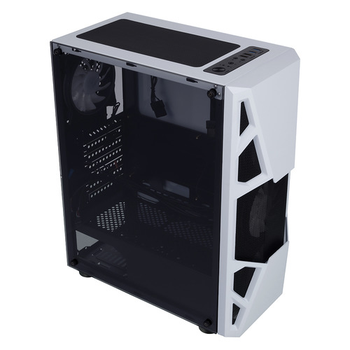 

Корпус ATX Formula CL-3303W RGB, Midi-Tower, без БП, белый, CL-3303W RGB