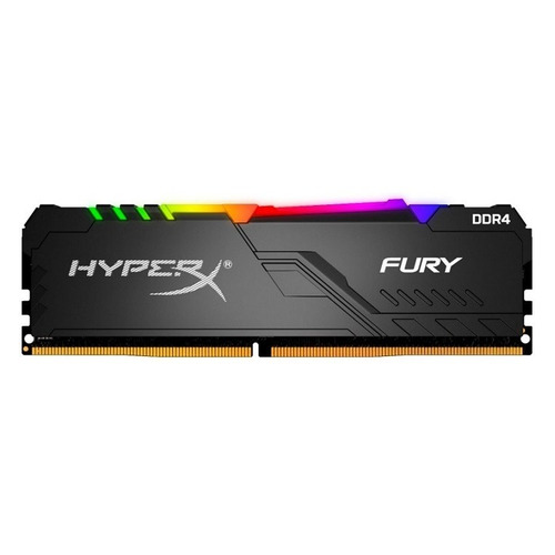 фото Модуль памяти kingston hyperx fury black rgb hx430c15fb3a/8 ddr4 - 8гб 3000, dimm, ret