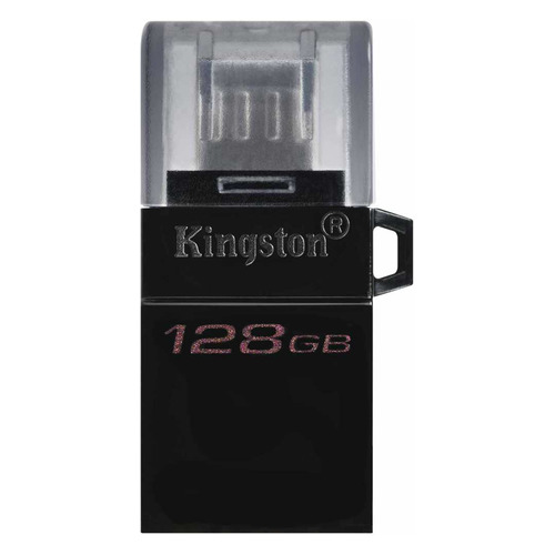 фото Флешка usb kingston datatraveler microduo 3 g2 128гб, usb3.0, черный [dtduo3g2/128gb]