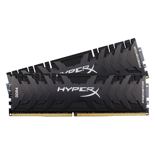 фото Модуль памяти kingston hyperx predator hx424c12pb3k2/16 ddr4 - 2x 8гб 2400, dimm, ret