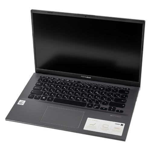 фото Ноутбук asus vivobook a412fa-eb1198t, 14", ips, intel core i3 10110u 2.1ггц, 8гб, 256гб ssd, intel uhd graphics , windows 10, 90nb0l92-m17990, серый