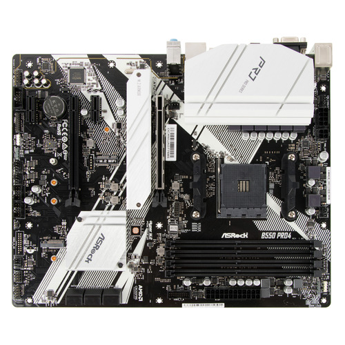 фото Материнская плата asrock b550 pro4, socketam4, amd b550, atx, ret