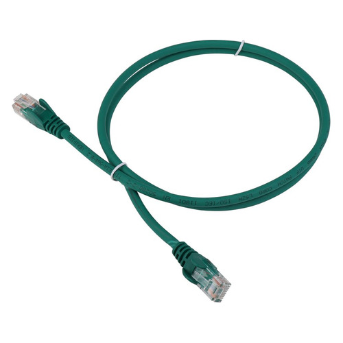 фото Патч-корд lanmaster (lan-pc45/u5e-0.5-gn) вилка rj-45-вилка rj-45 кат.5е 0.5м зеленый lszh (уп.:1шт)