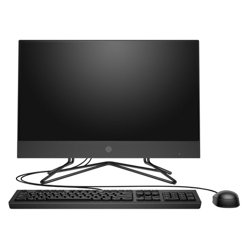 фото Моноблок hp 205 g4, 21.5", amd athlon 3050u, 4гб, 1000гб, amd radeon graphics, dvd-rw, free dos, черный [9us10ea]