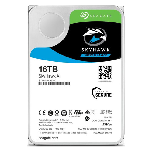 фото Жесткий диск seagate skyhawkai st16000ve000, 16тб, hdd, sata iii, 3.5"