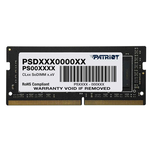 фото Модуль памяти patriot signature psd416g240081s ddr4 - 16гб 2400, so-dimm, ret