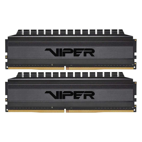 фото Модуль памяти patriot viper 4 blackout pvb432g320c6k ddr4 - 2x 16гб 3200, dimm, ret