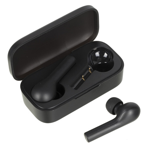 Наушники с микрофоном QCY T5, Bluetooth, вкладыши, черный