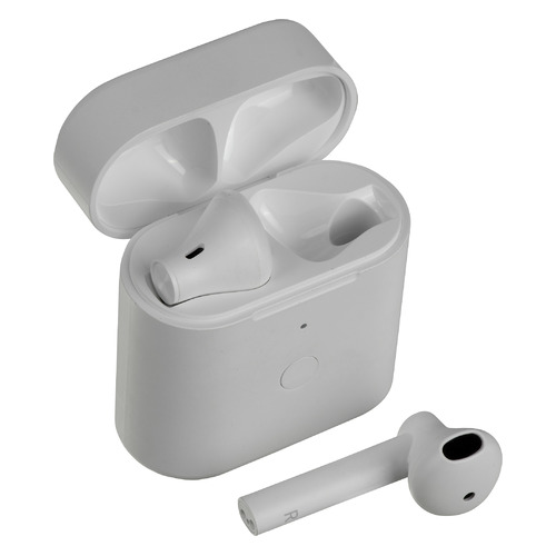 Наушники с микрофоном QCY T7, Bluetooth, вкладыши, белый