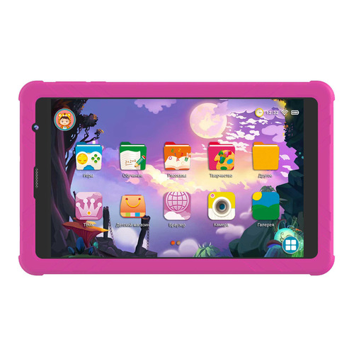 Детский планшет Digma CITI Kids 81, 2GB, 32GB, 3G, Android 10.0 Go розовый [cs8233mg]