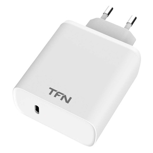 фото Сетевое зарядное устройство tfn rapid+, usb type-c, 3a, белый