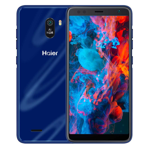 фото Смартфон haier s5 silk 16gb, синий