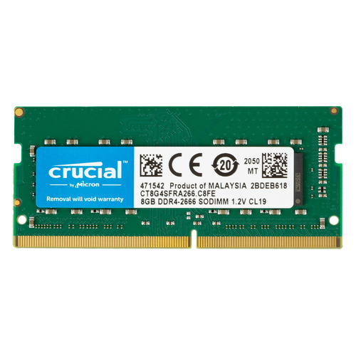 фото Модуль памяти crucial ct8g4sfra266 ddr4 - 8гб 2666, so-dimm, ret