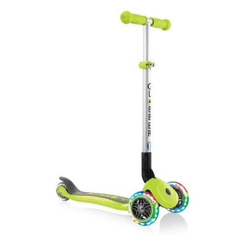 

Самокат GLOBBER Primo Foldable Lights, детский, 3-колесный, зеленый/черный [432-106], Primo Foldable Lights