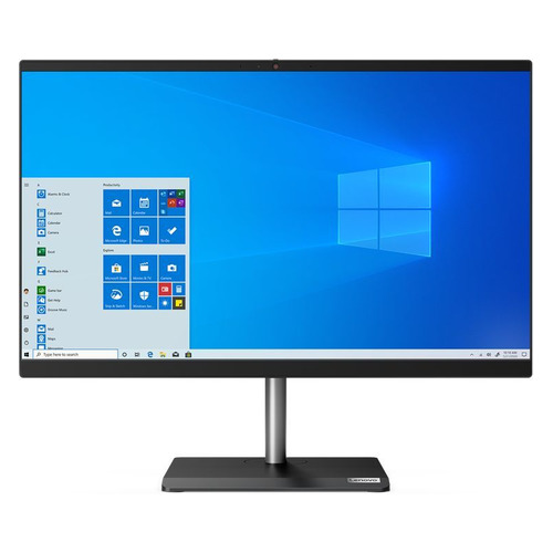 фото Моноблок lenovo v30a-22iml, 21.5", intel core i3 10110u, 8гб, 1тб, intel uhd graphics, windows 10 professional, черный [11fv002mru]