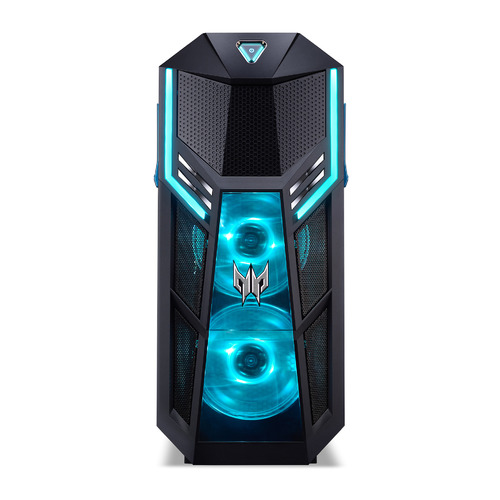 фото Компьютер acer predator po5-615s, intel core i9 10900k, ddr4 64гб, 2.9тб, 1тб(ssd), nvidia geforce rtx 2080ti - 11264 мб, dvd-rw, cr, windows 10 home, черный [dg.e1yer.004]