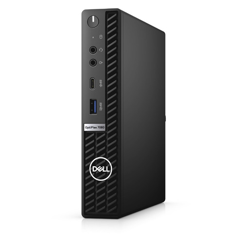 фото Компьютер dell optiplex 7080, intel core i5 10500, ddr4 8гб, 256гб(ssd), intel uhd graphics 630, linux, черный [7080-6871]