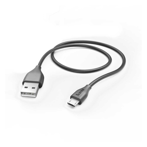 

Кабель HAMA microUSB (m), USB A (m), 1.4м, MFI, черный [00173610]