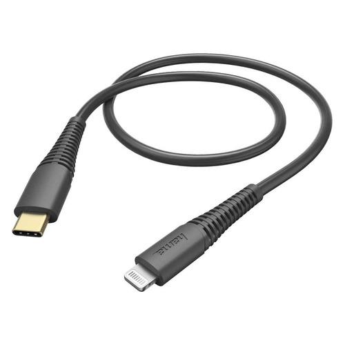 

Кабель HAMA Lightning, USB Type-C (m), 1.5м, черный [00183308]