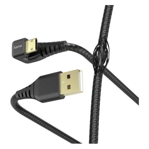 

Кабель HAMA microUSB (m), USB 2.0 (m), 1.5м, MFI, черный [00187220]