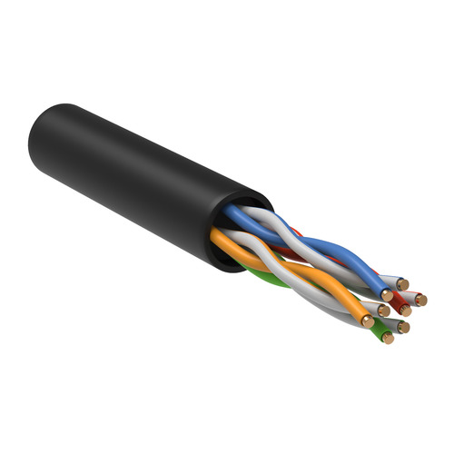 фото Кабель информ. itk generica (bc3-c5e04-139-305-g) кат.5е u/utp 4x2x24awg ldpe внеш. 305м черн.