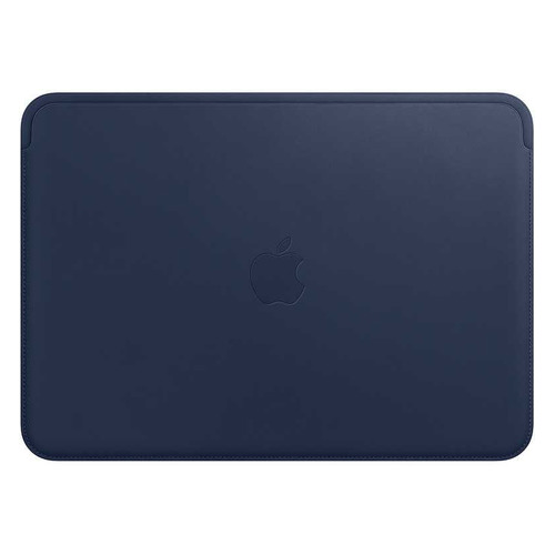 фото Чехол для ноутбука 12" apple leather sleeve, темно-синий, macbook 12 [mqg02zm/a]