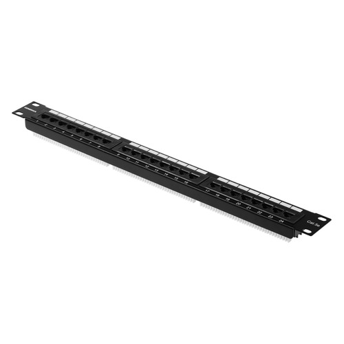 

Патч-панель ITK GENERICA (PP24-1UC5EU-K05-G) 19" 1U 24xRJ45 кат.5e UTP, GENERICA