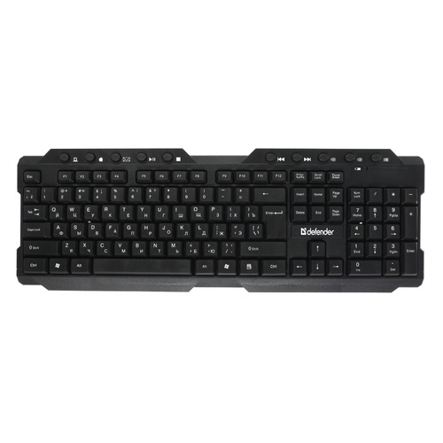 

Клавиатура Defender Element HB-195, USB, черный [45195], Element HB-195