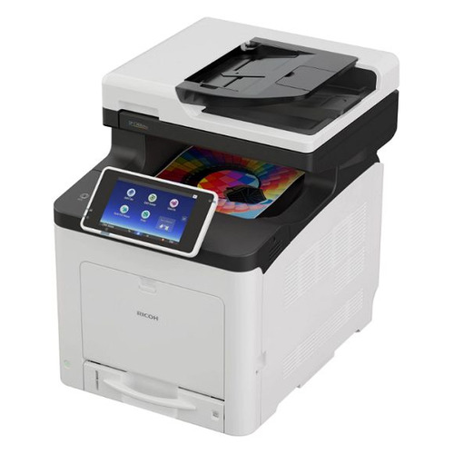МФУ лазерный RICOH SP C360SFNw, A4, цветной, светодиодный, черно-белый [408171]