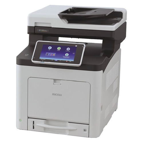 МФУ лазерный RICOH SP C361SFNw, A4, цветной, светодиодный, черно-белый [408175]