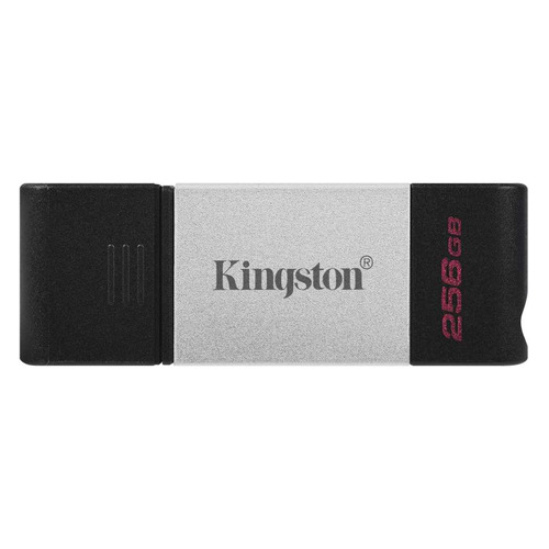 

Флешка USB (Type-C) Kingston DataTraveler 80 DT80/256GB 256ГБ, USB3.0, черный, DT80/256GB