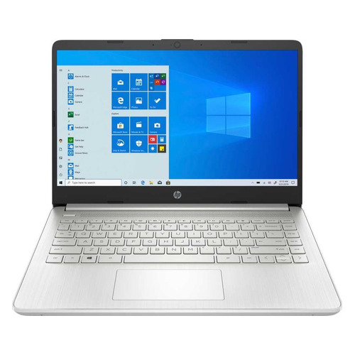 фото Ноутбук hp 14s-fq0038ur, 14", ips, amd ryzen 5 4500u 2.3ггц, 8гб, 512гб ssd, amd radeon , windows 10, 24c10ea, серебристый