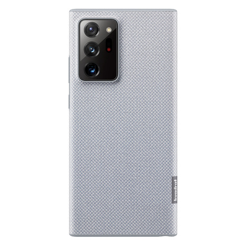 фото Чехол (клип-кейс) samsung kvadrat cover, для samsung galaxy note 20 ultra, серый [ef-xn985fjegru]