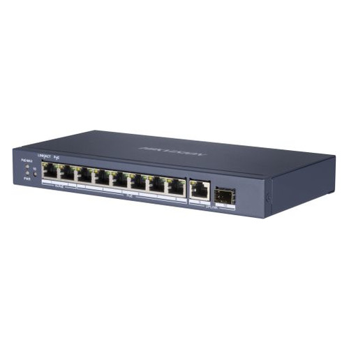 

Коммутатор Hikvision DS-3E0510HP-E 9G 1SFP 6PoE+ 110W неуправляемый, DS-3E0510HP-E