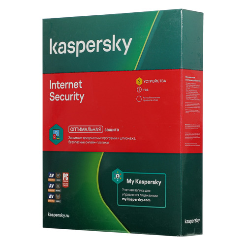 

Антивирус KASPERSKY Internet Security Multi-Device 2 устр 1 год Новая лицензия BOX [kl1939rbbfs]