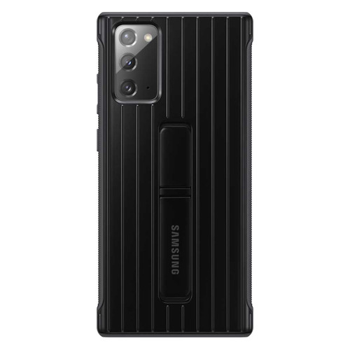 фото Чехол (клип-кейс) samsung protective standing cover, для samsung galaxy note 20, черный [ef-rn980cbegru]