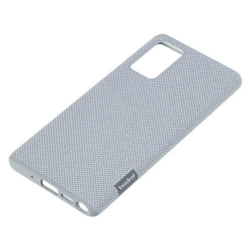 фото Чехол (клип-кейс) samsung kvadrat cover, для samsung galaxy note 20, серый [ef-xn980fjegru]