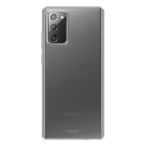 Чехол (клип-кейс) SAMSUNG Clear Cover, для Samsung Galaxy Note 20, прозрачный [ef-qn980ttegru]